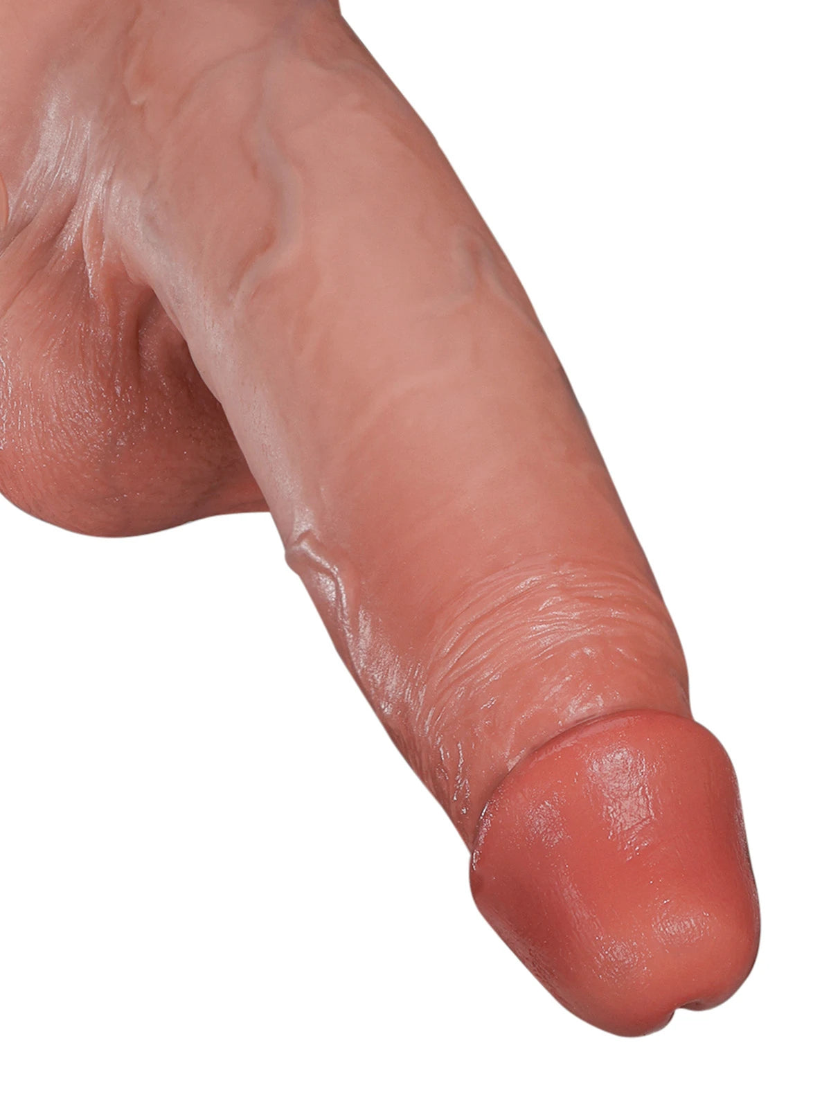 Billy 8.7" x 1.7" Sliding Skin Dildo with Moving Balls and Realistic Foreskin