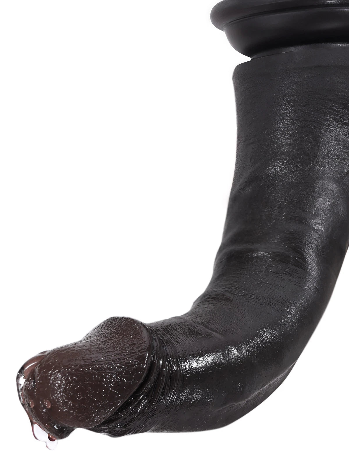 Jodie 8.3" x 1.5" Midnight Black Suction Dildo – Real-Feel Dual Density Silicone