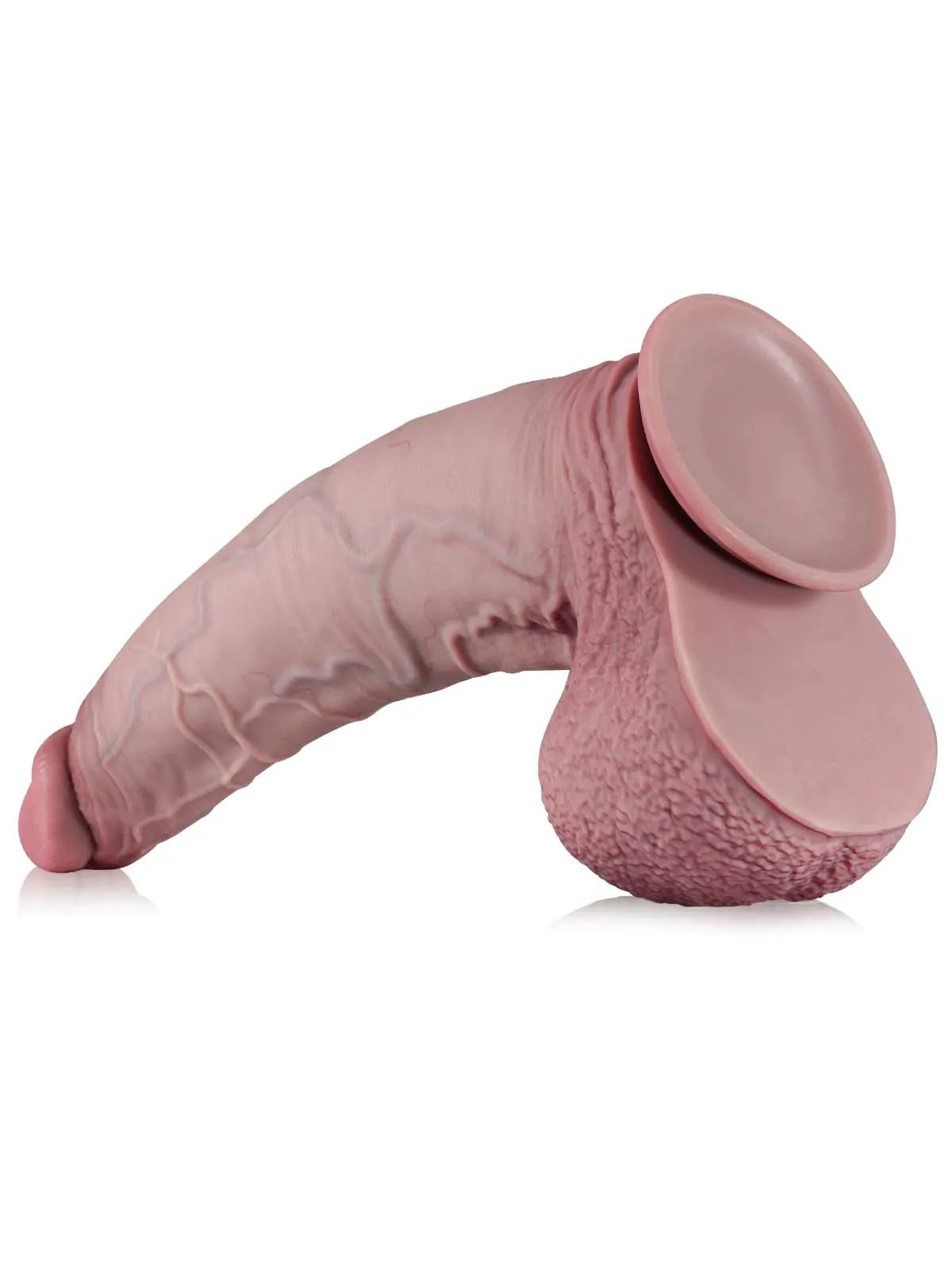 Alexander 16" x 3.7" Giant Curved Huge Realistic Dildo with Swollen Veined Balls