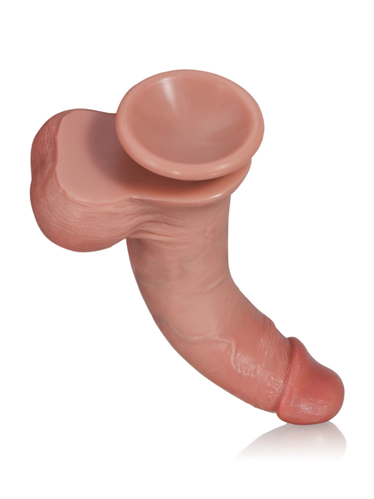 Billy 8.7" x 1.7" Sliding Skin Dildo with Moving Balls and Realistic Foreskin