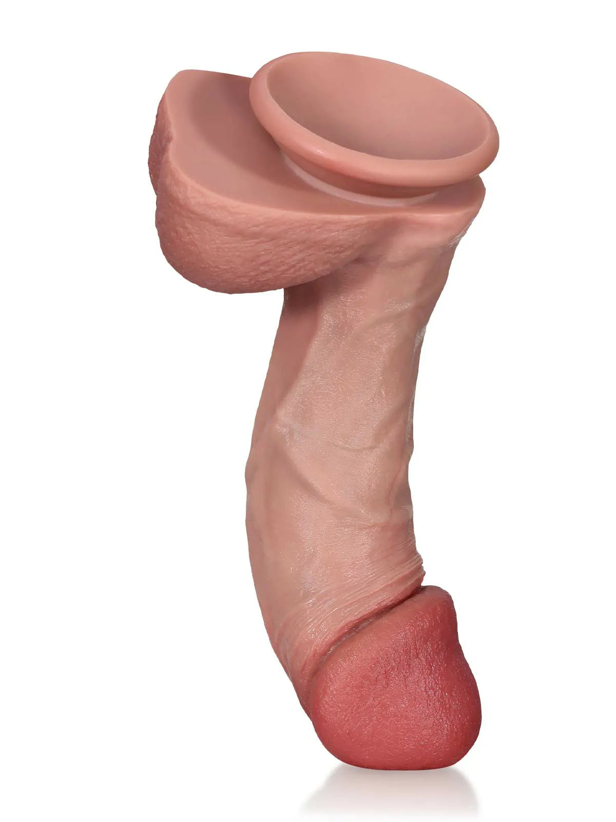 Cody 8.7" x 1.9" Realistic Dildo with Mushroom Head and Dual-Density Silicone