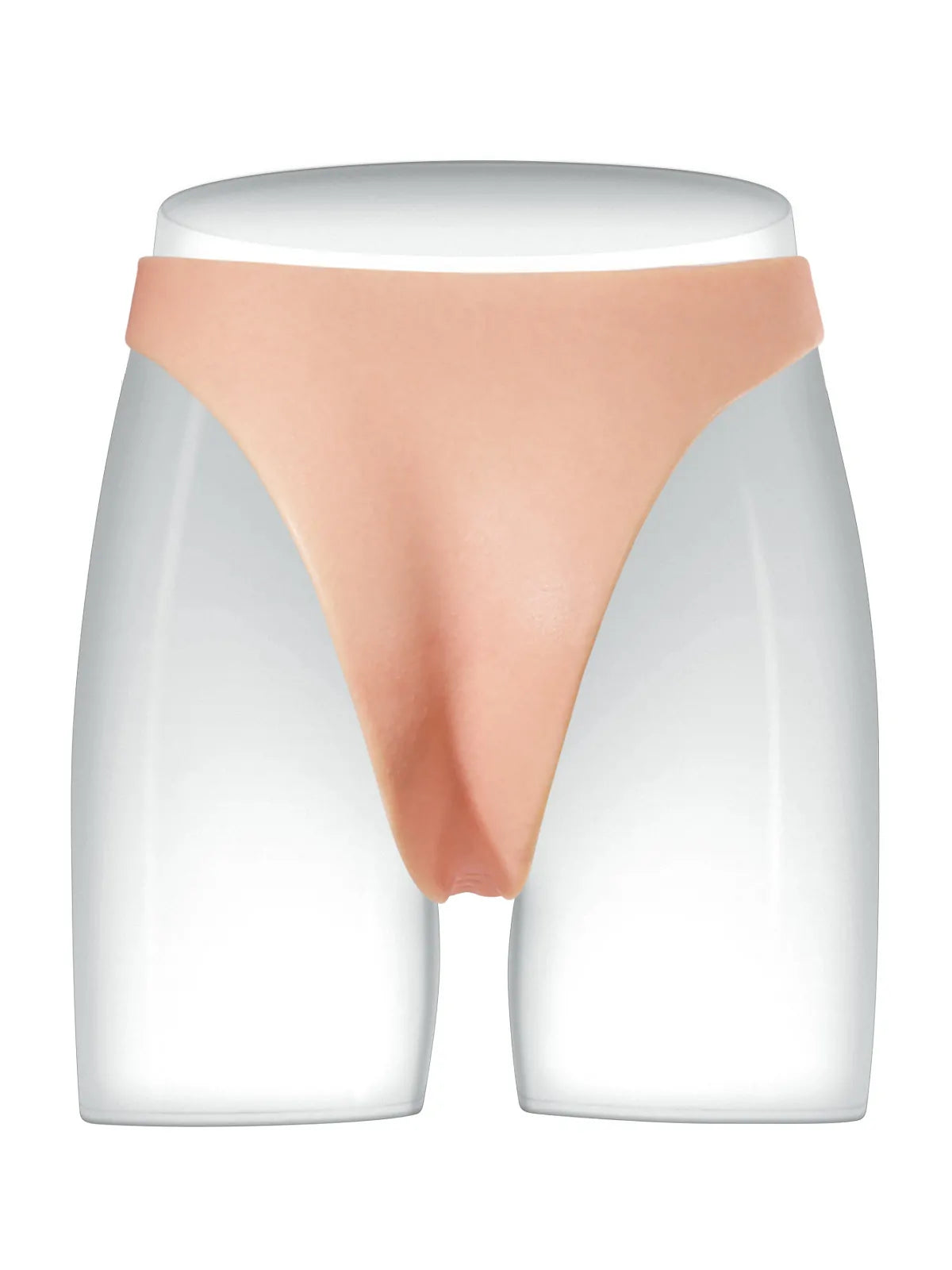 Comfort Fit Silicone Strap-On with Solid Shaft, Soft Moving Balls & Adjustable Waistband