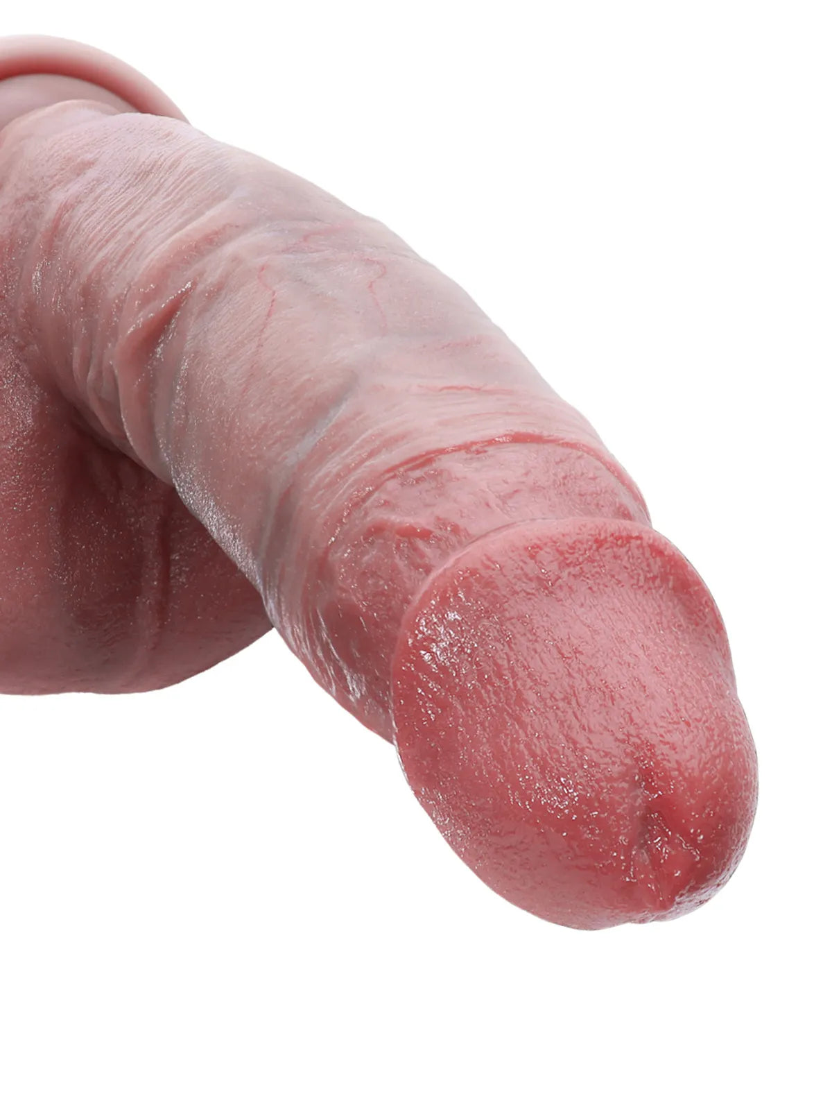 Dave 7.5" x 1.65" Realistic Soft Flesh Silicone Dildo for Beginner