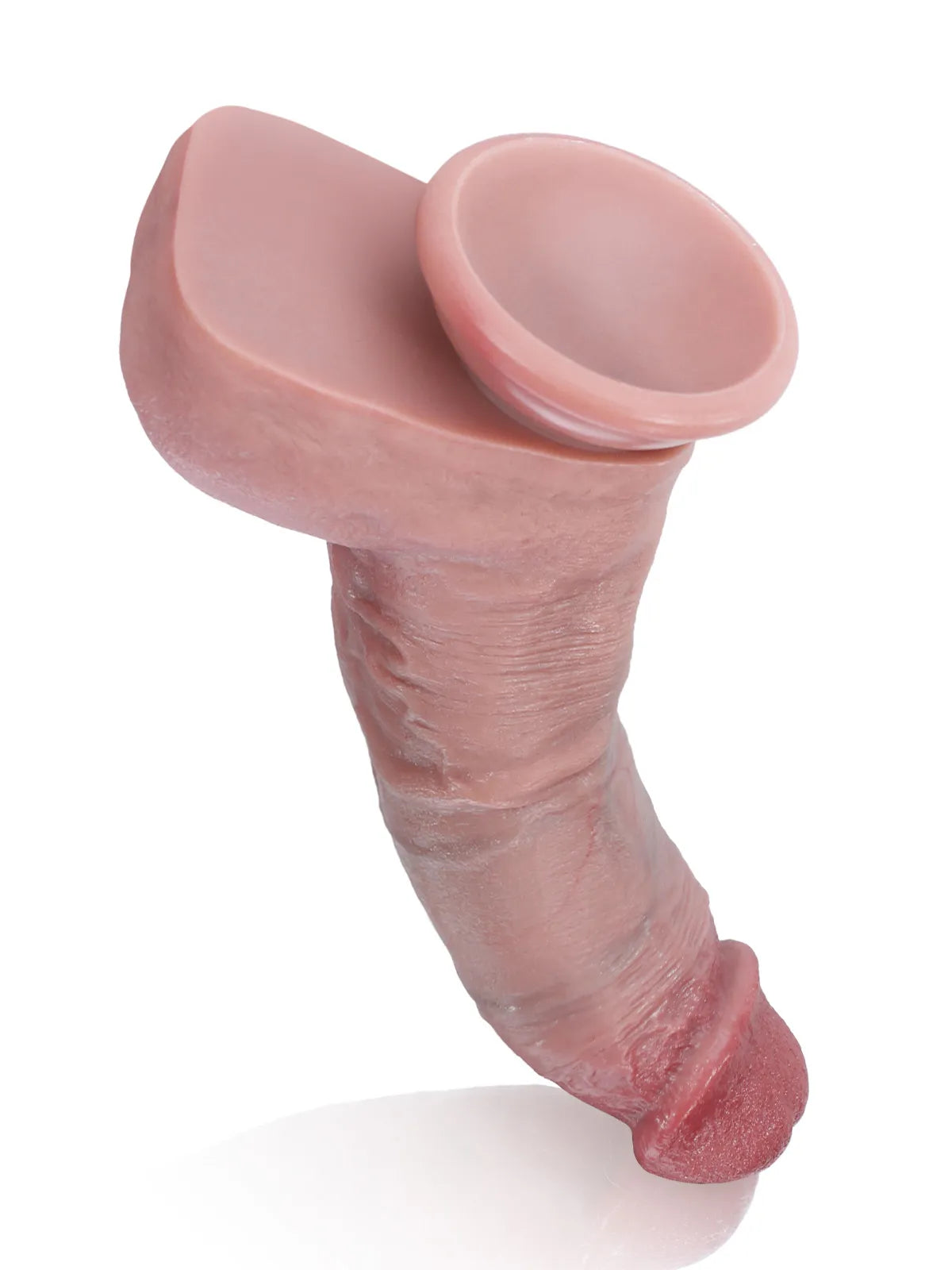 Dave 7.5" x 1.65" Realistic Soft Flesh Silicone Dildo for Beginner