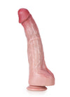 Jeff 11.8" x 2.2" Large Realistic Dildo with Veins and Soft Balls