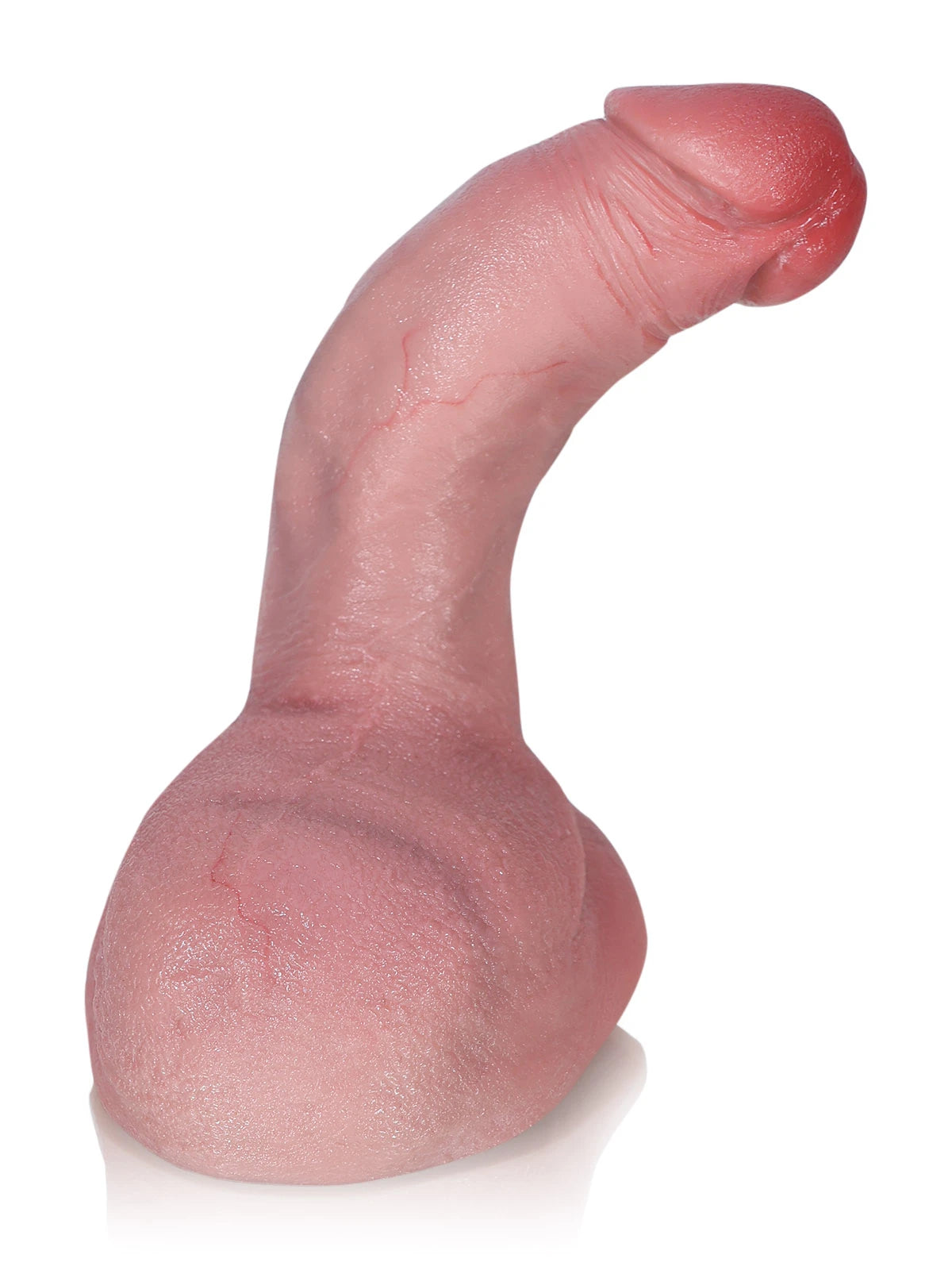 Julian 6.3" x 1.4" Compact Realistic Beginner Dildo with Big Soft Balls