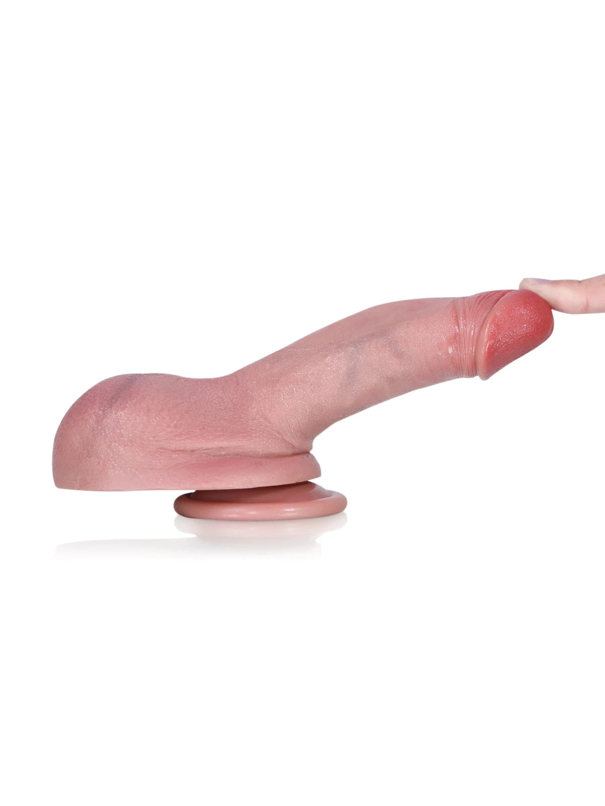 Julian 6.3" x 1.4" Compact Realistic Beginner Dildo with Big Soft Balls