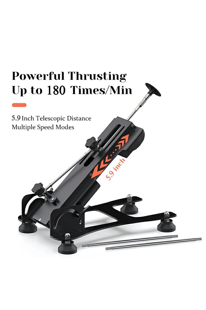 La Vibeo Thrusting Sex Machine, 64.8W Motor, 3-15cm Stroke, 10 Speeds, Wireless Remote