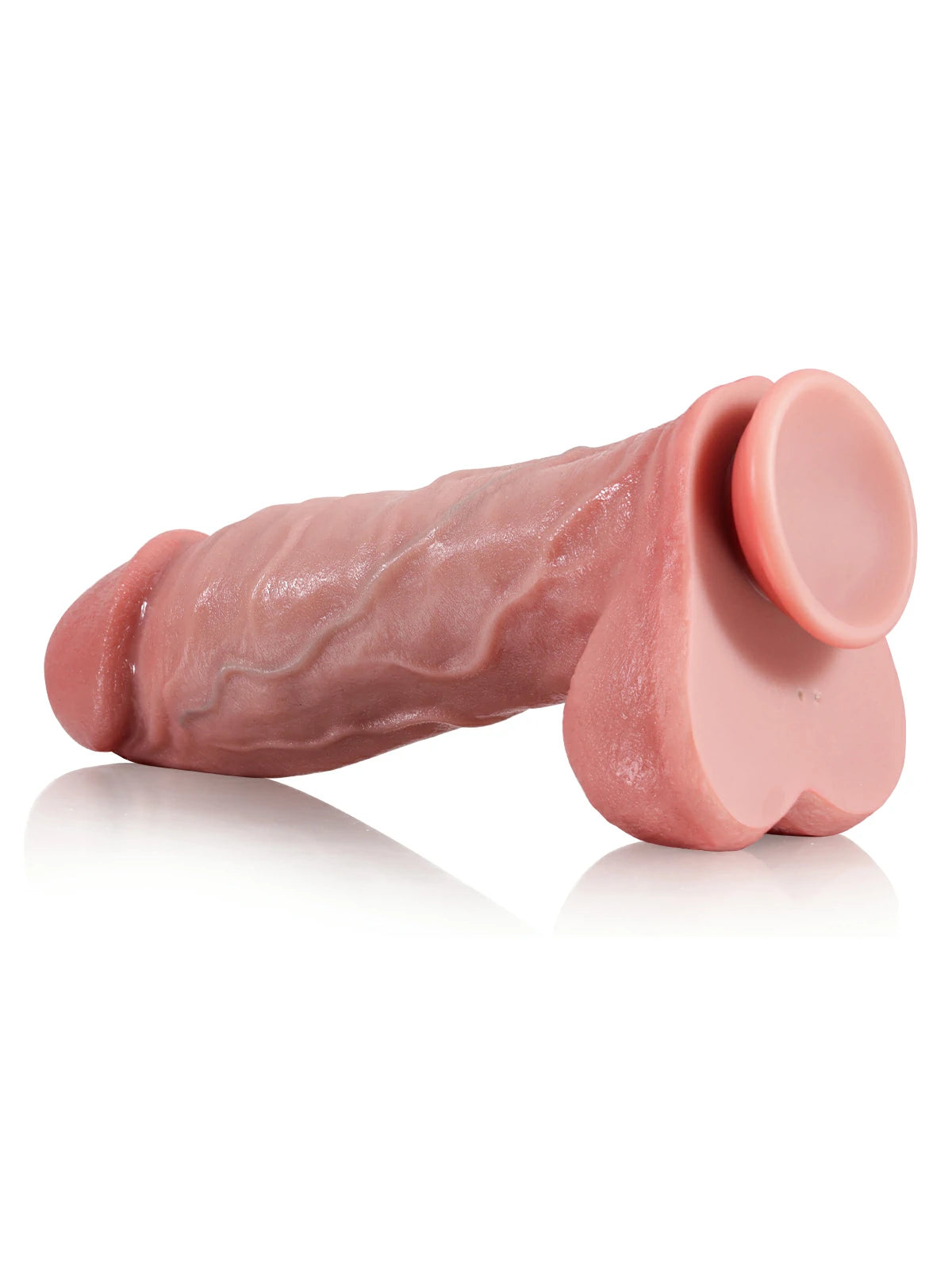 Mason 9" × 2.5" Extra Thick Remote Control Heated Dildo