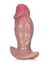 Torpedo 8.4" x 3" Thick Realistic Dildo with Ergonomic Handle and Pink Sculpted Head