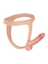 Ultra-Light Silicone Strap-On with Slim Body Fit, Solid Shaft & Soft Realistic Balls