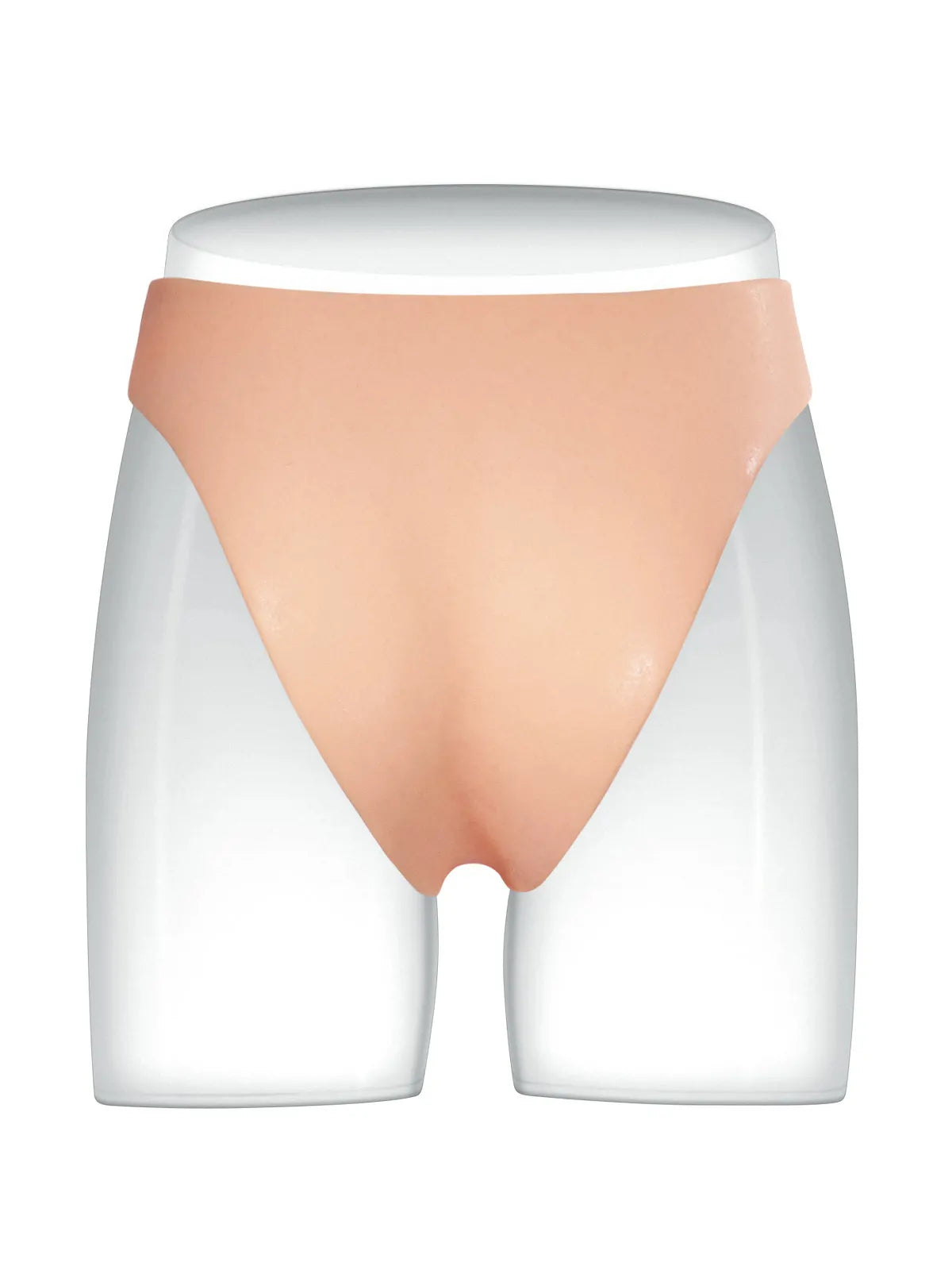 Wearable Silicone Strap-On with Bendable Core, Firm Shaft & Adjustable Waistband