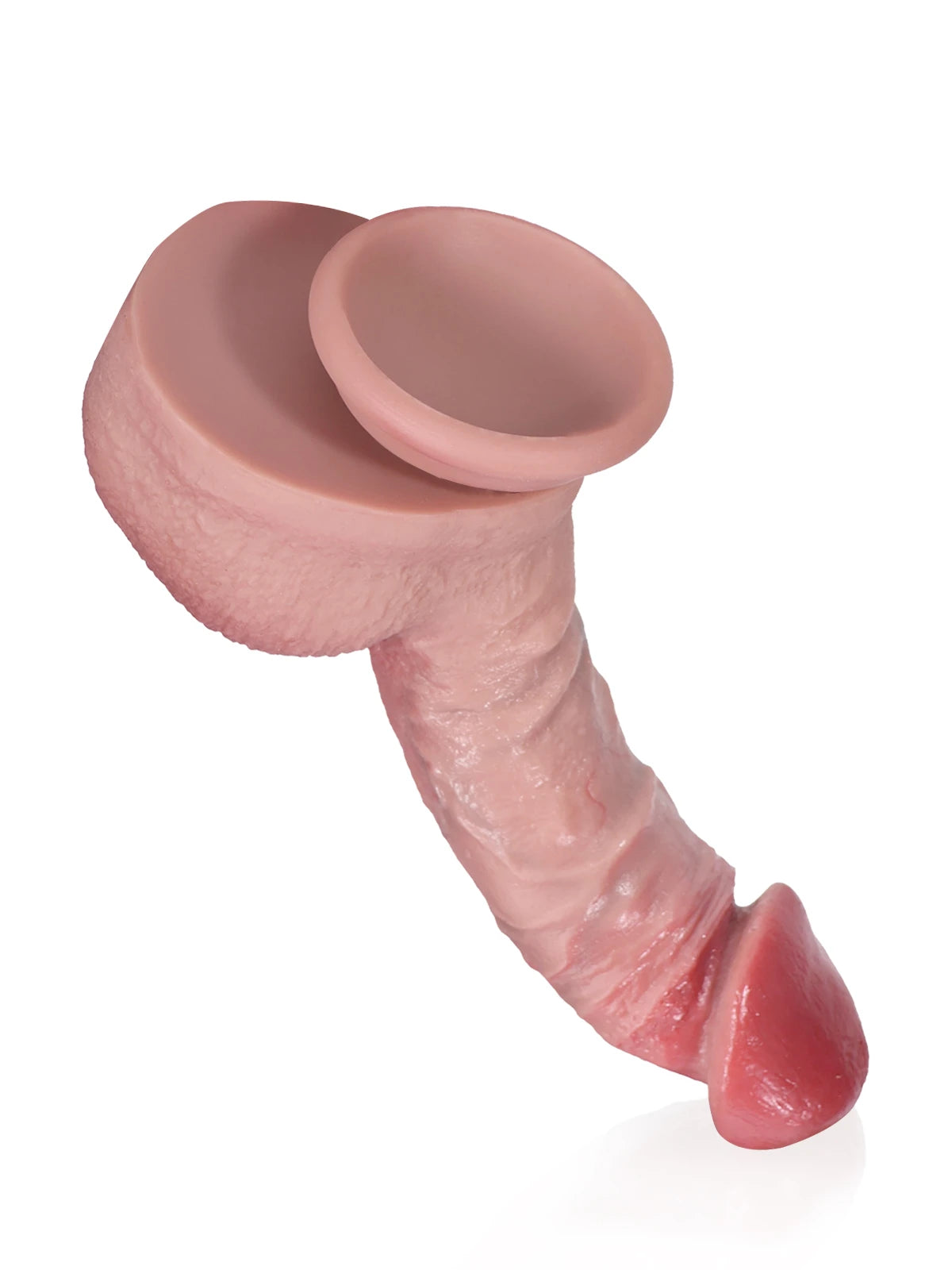 Kris 7.5" x 1.4" Slim Skinny Realistic Flesh Skin Dildo For Beginners